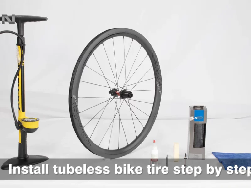 How to install tubeless tire step by step